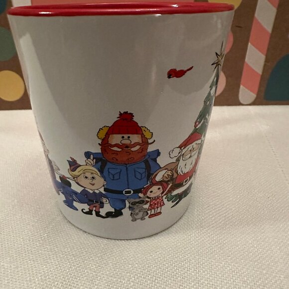 Rudolph and the Island of Misfit Toys Coffee Mug 14 oz Red Handle Christmas NWT - Picture 2 of 4